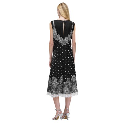 THE TROMPE L'OEIL SLIP MIDI DRESS